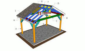 15 12 outdoor pavilion roof plans