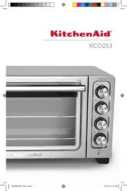 User Manual Kitchenaid Kco253 English