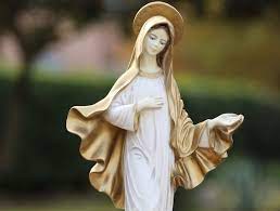 Virgin Mary Sculpture Holiday Statue