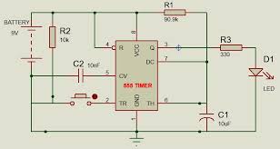 If the voltage is applied to the below circuit, the capacitors continuously . What Is A 555 Timer Ic Using 555 Timer Ic For Monostable Circuit Ettron