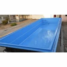 Blue Frp Swimming Pool Custom