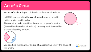 Arc Of A Circle Gcse Maths Steps
