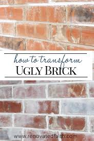 How To Whitewash A Brick Fireplace