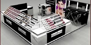 customized cosmetic kiosk design for