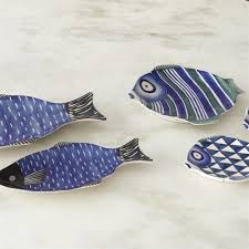 Tropical Ceramic Fish Plate