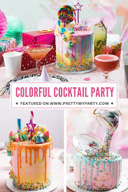 In fact, it is the invitations that set the right tone for the party, and it is through this that the theme and expectations are communicated. Colorful Cocktail Birthday Party Pretty My Party Party Ideas