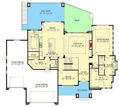 ious modern house plan with 2