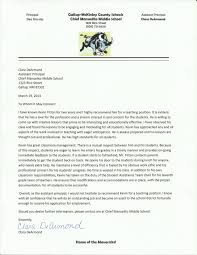 Recommendation Letter For Assistant Principal Kadil