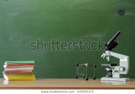 Teacher Student Desk Table Education Background Stock Photo