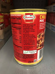 4 cans hormel chili chunky beef with