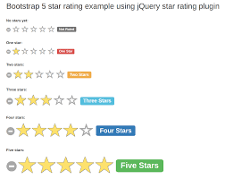 Bootstrap 5 Star Rating Example Using Jquery Star Rating