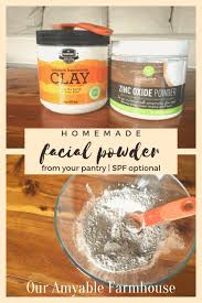 homemade powder from your