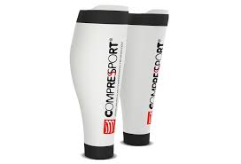 Compressport Pair Of Calf Sleeves R2 V2 Race Recovery White