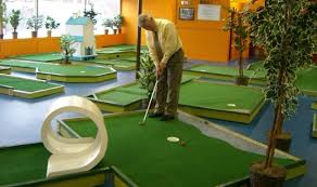 indoor mini golf course prepares to open