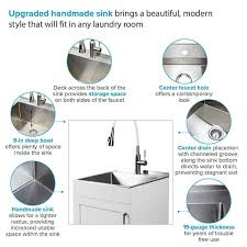 freestanding laundry utility sink
