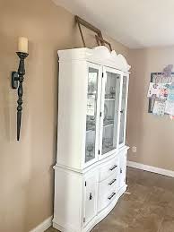 I have waxed it and it looks horrible. Vintage Painted China Cabinet Makeover A Full Tutorial