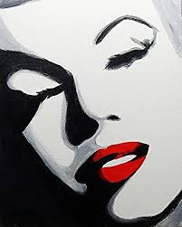 Canvas Pop Art Marilyn By Ed Capeau