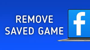 remove saved game in facebook on pc
