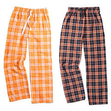 Set 2 Boxercraft Flannel Pants 10 Off Coupon For A Future Purchase With Us Adult Sizes Orange White Orange Black S