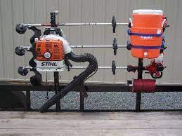 Remember that all stihl products use the same 50:1 fuel mix, so the fuel you used for your trimmer will work in your blower or chainsaw, while your trimmer is in storage. Backpack Blower Storage Ideas Top 10 List With Rationale