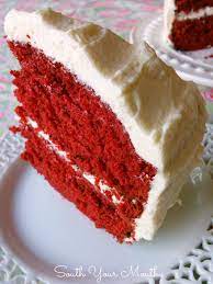 Traditional Red Velvet Cake Icing Recipe gambar png