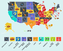 The Most Popular Music Genre In Every U S State