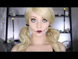 halloween doll makeup tutorial no