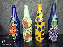 4 Easy Glass Bottle Painting Ideas For