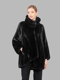 Black Mink Fur Jacket Finezza Fur