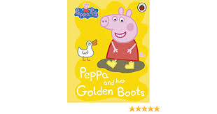 De set heeft cupcakes, koekjes, ijsjes, bordjes en glazen. Peppa Pig Peppa And Her Golden Boots By Peppa Pig Amazon Ae