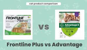 frontline vs advane for use in cats