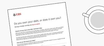 Do You Own Your Debt Or Does It Own You Ubs United