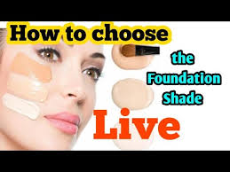 choose the right shade of foundation