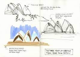Sydney Opera House In Edges Shapes And