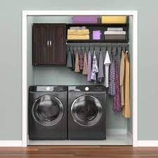 Modern Walnut Laundry Room Cabinet Kit