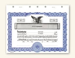 Certificate Of Stock Template Rome Fontanacountryinn Com