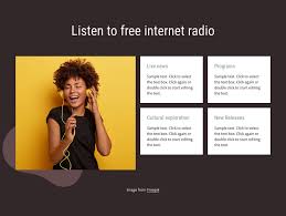 internet radio template