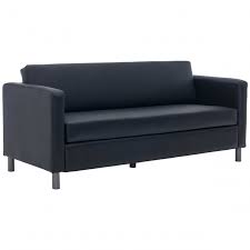 Black Three Seater Sofa Bigdug Bigdug