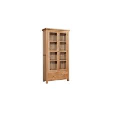 Hereford Furniture Oak Display Cabinet