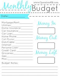 Monthly Budget Planner Template Planner Template Free
