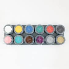 grimas 12 colour waterpaint palette a