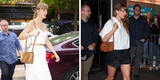 taylor swift is in her little brown bag