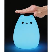 Color Changing Led Tap Cat Night Light Tap On Off 18 Reviews 4 5 Stars What On Earth Cw2786
