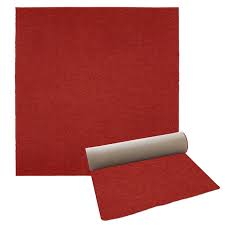carpet square red 10x10