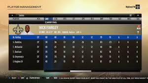 Madden Nfl 18 New Orleans Saints Roster Overall Ratings Contracts