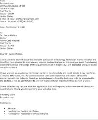 Medical Technologist Cover Letter Simple Resume Format