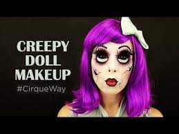 creepy doll makeup a cirqueway