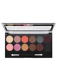 fashion colour jersy artist makeup collection eyeshadow palette 01 shade 12 6g