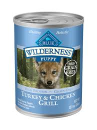 Blue Wilderness Wet Puppy Food Turkey Chicken Grill