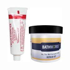Your house won't smell like a chemical factory when recasting. Bathworks The Home Depot